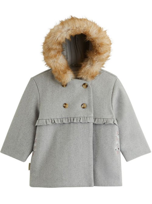 Manteau enfant avec capuche jeanne - Kiabi Manteau enfant avec capuche jeanne - Kiabi