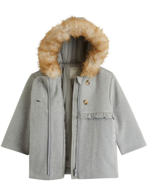 Manteau enfant avec capuche jeanne - Kiabi Manteau enfant avec capuche jeanne - Kiabi