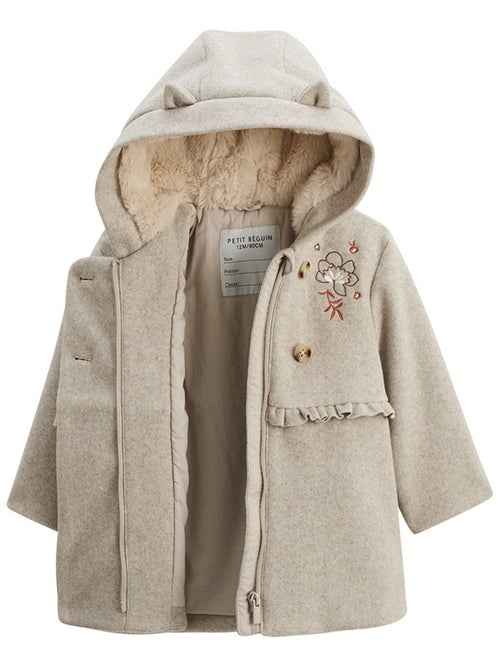 Manteau enfant avec capuche Manouk - Kiabi