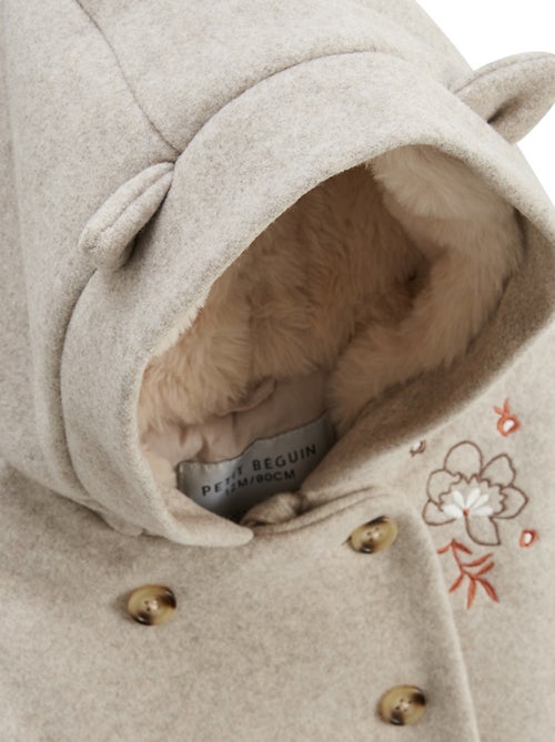 Manteau enfant avec capuche Manouk - Kiabi