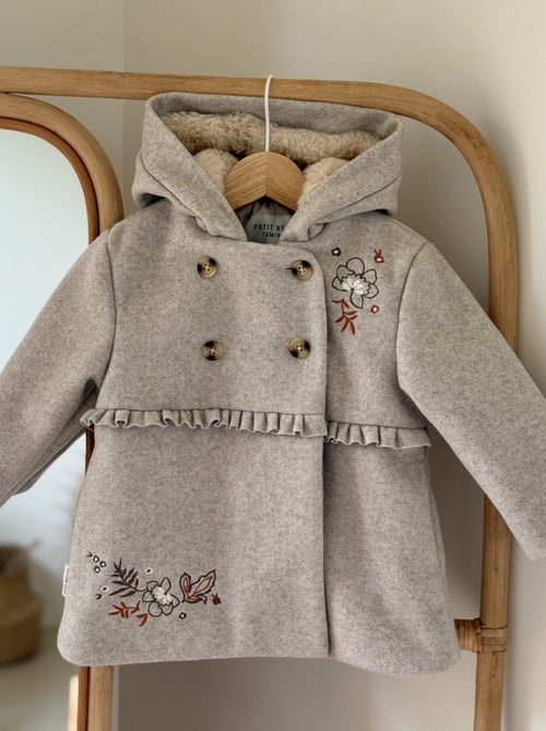 Manteau enfant avec capuche Manouk - Kiabi