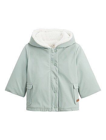 Manteau enfant imperm?able doubl? sherpa Holamuchacha