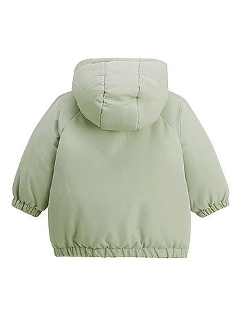 Manteau enfant imperméable doublé sherpa Lison