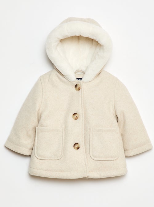Manteau façon lainage - Kiabi