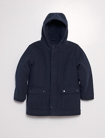 Manteau façon lainage