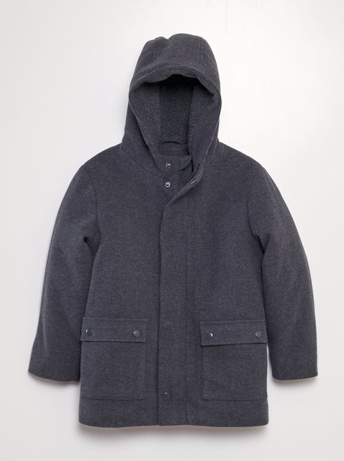 Manteau façon lainage - Kiabi