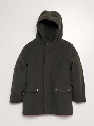 Manteau façon lainage