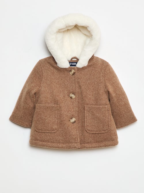 Manteau façon lainage - Kiabi