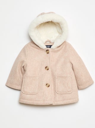 Manteau façon lainage
