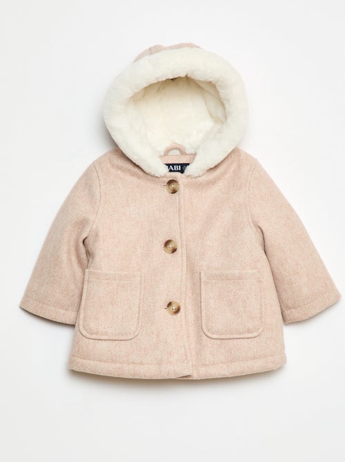 Manteau façon lainage - Kiabi
