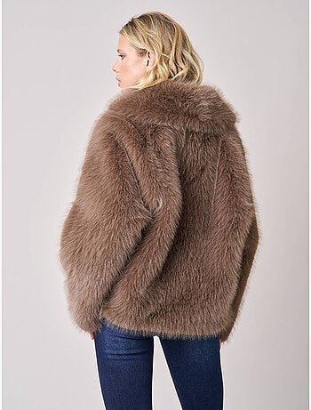Manteau femme effet fourrure 'deeluxe'