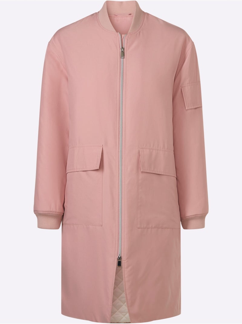 Manteau Forme Blouson Tendance - Taille Standard - Helline Rose - Kiabi