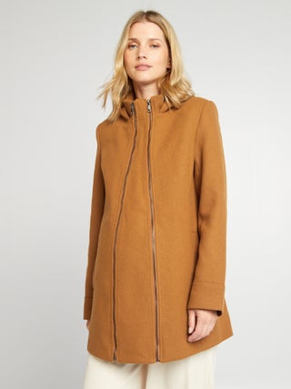 Manteau grossesse en laine