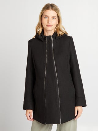 Manteau grossesse en laine