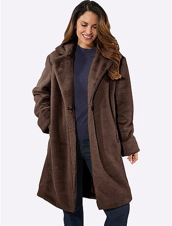 Manteau Imitation Fourrure Imitation Fourrure Douce - Taille Standard - Witt