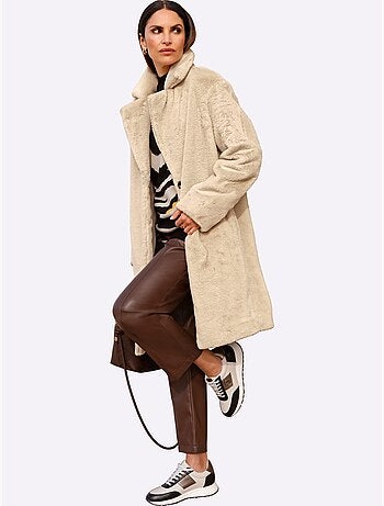 Manteau Imitation Fourrure Imitation Fourrure Douce - Taille Standard - Witt