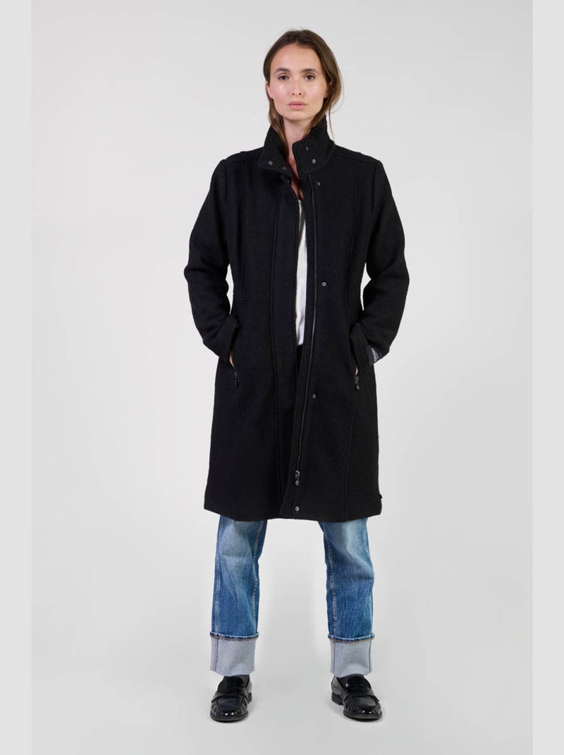 Manteau KAPLAN 'Le Temps Des Cerises' Noir - Kiabi