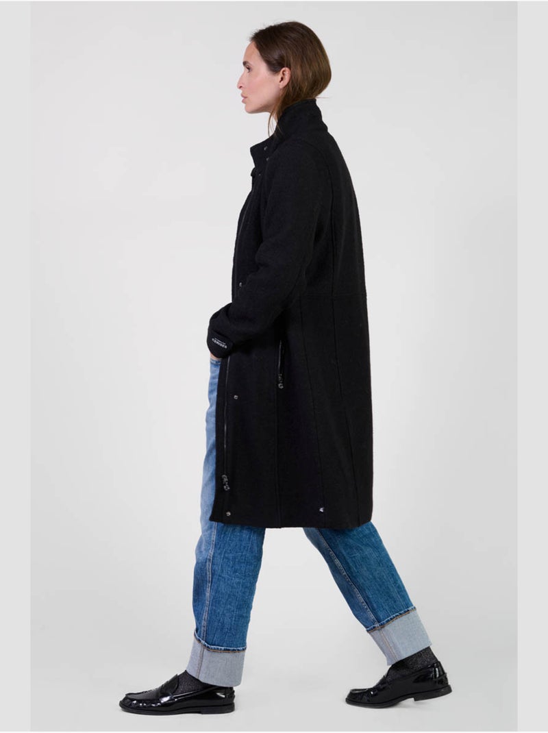 Manteau kaplan 'le temps des cerises' Noir - Kiabi