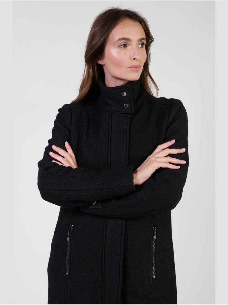 Manteau kaplan 'le temps des cerises' Noir - Kiabi
