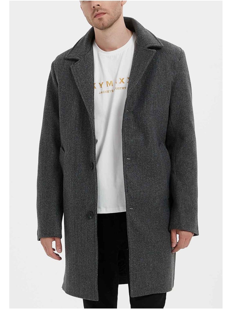 Manteau Kebello gris anthracite - Kiabi