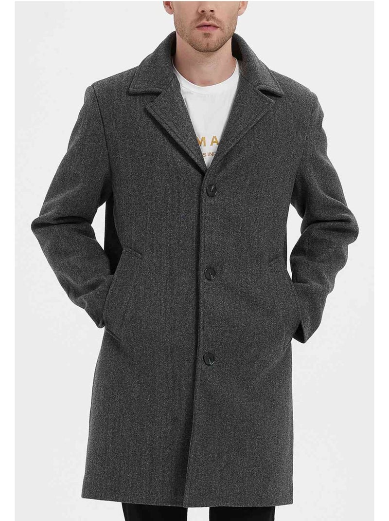 Manteau Kebello gris anthracite - Kiabi