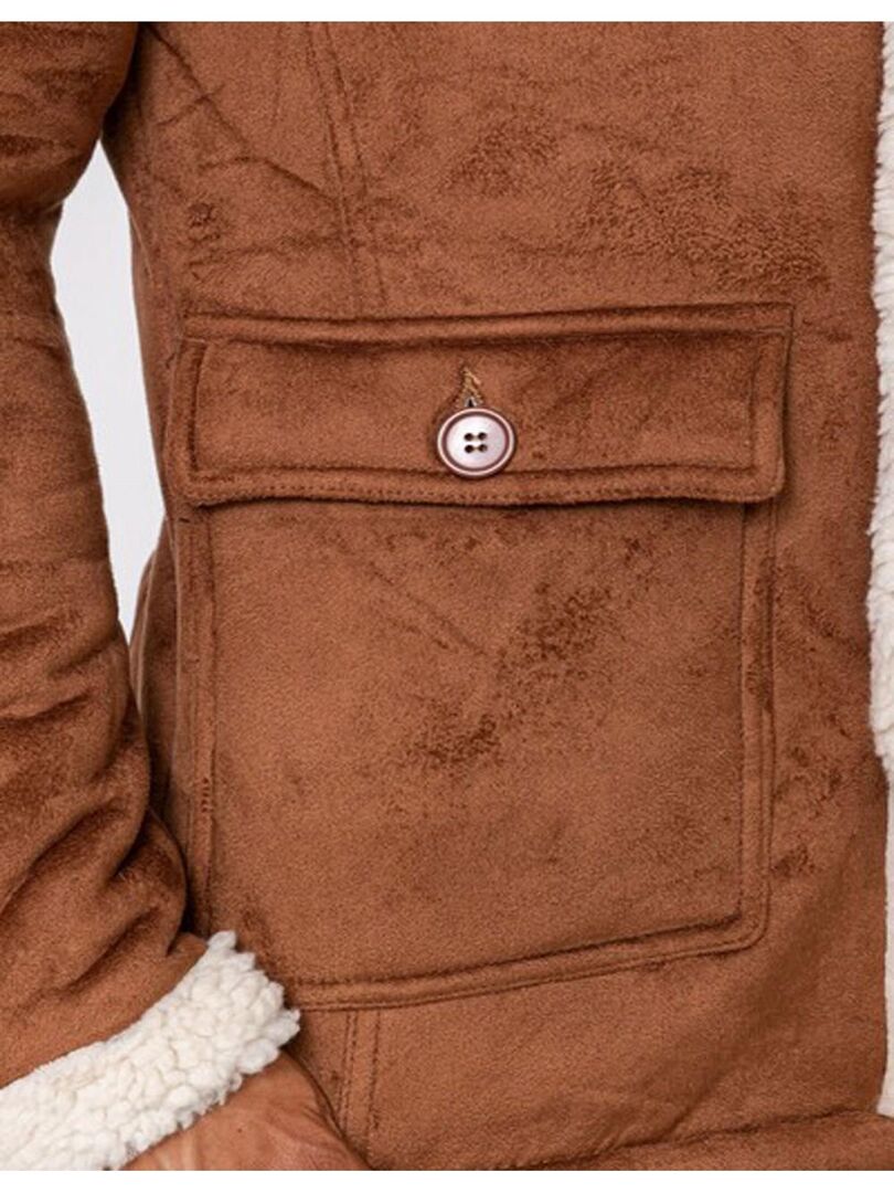 Manteau Kebello Marron - Kiabi