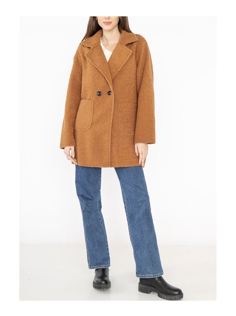 Manteau Kebello Marron - Kiabi