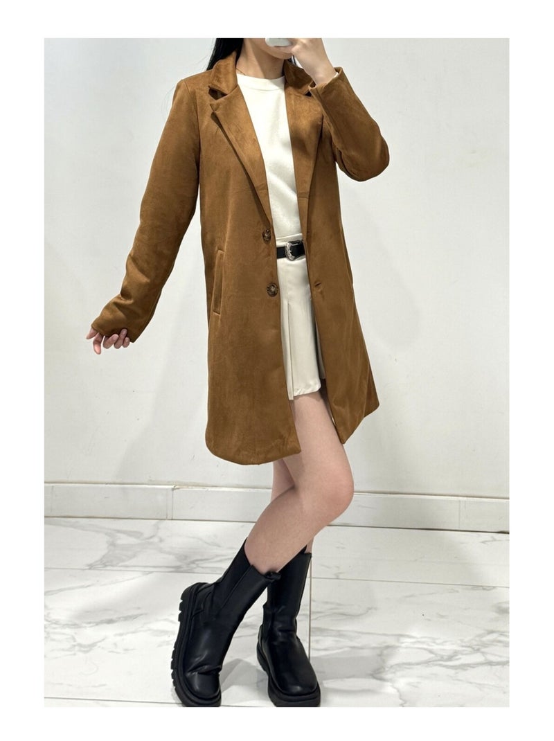 Manteau Kebello Marron - Kiabi