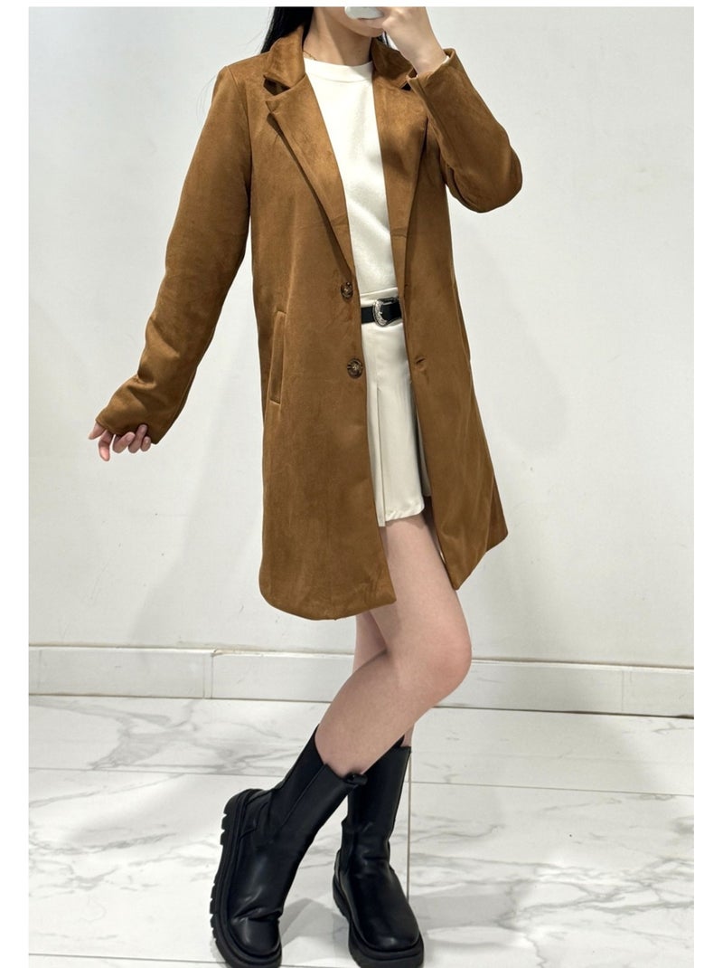Manteau Kebello Marron - Kiabi