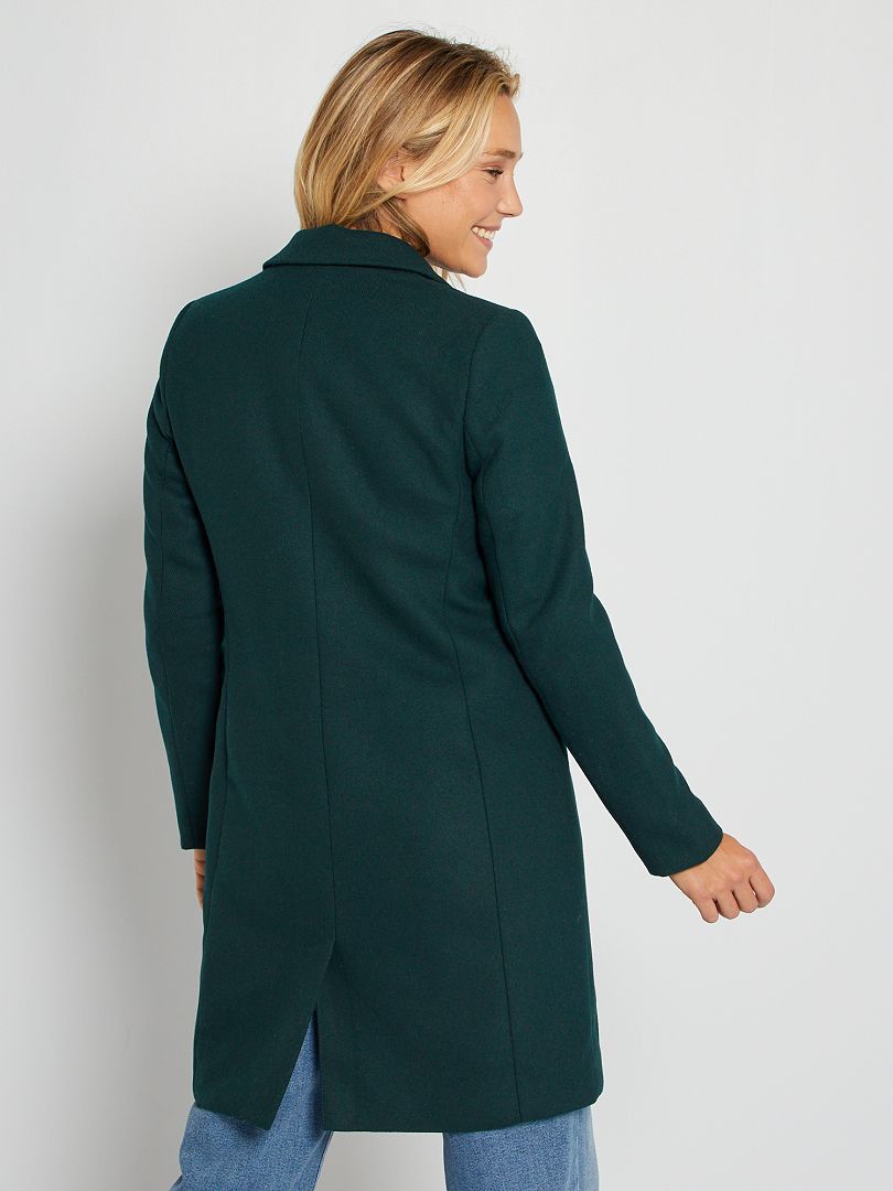 kiabi manteau vert femme