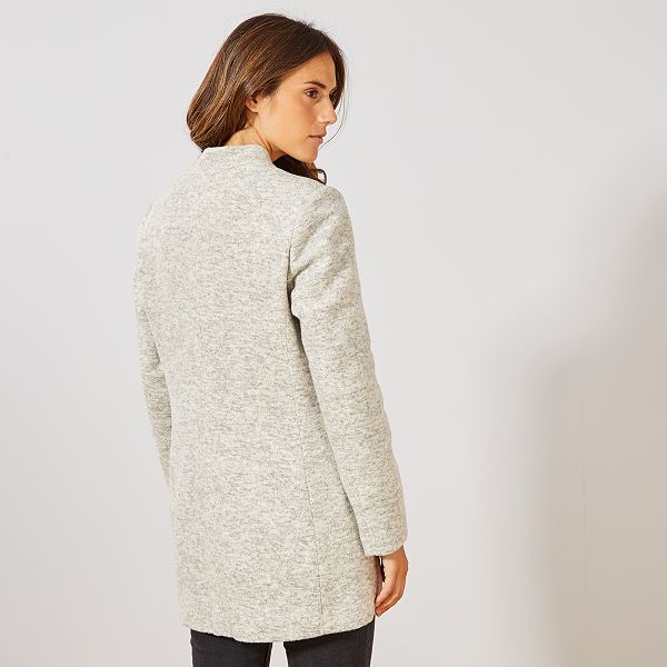 Manteau léger effet lainage Femme Kiabi 30,00€ Manteau léger effet lainage Femme Kiabi 30,00€