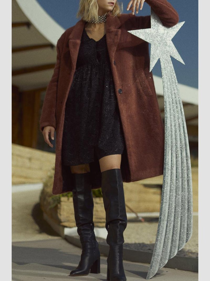 Manteau LIZE 'Le Temps Des Cerises' Rose - Kiabi