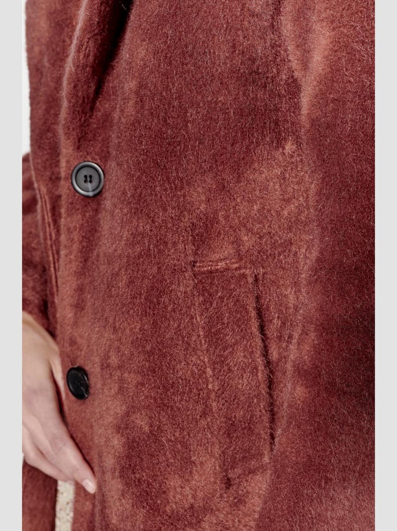 Manteau LIZE 'Le Temps Des Cerises' Rose - Kiabi