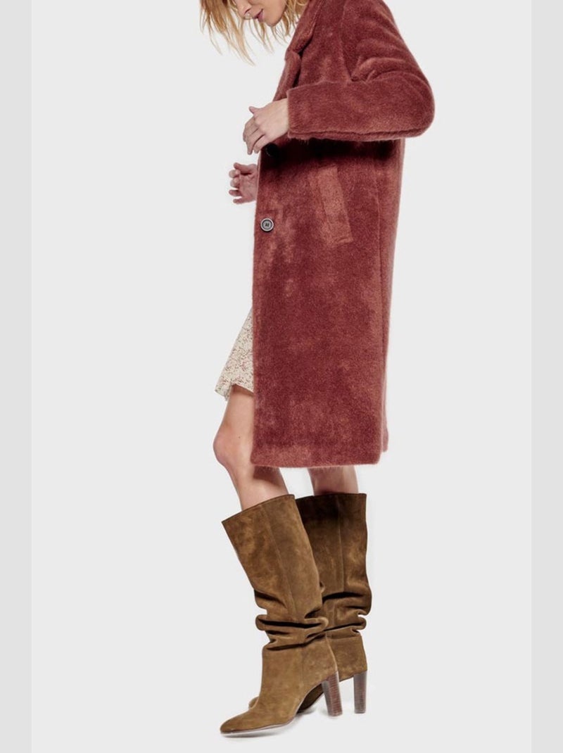 Manteau LIZE 'Le Temps Des Cerises' Rose - Kiabi