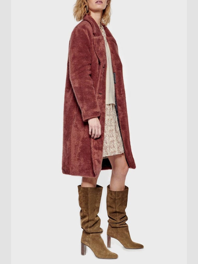 Manteau LIZE 'Le Temps Des Cerises' Rose - Kiabi