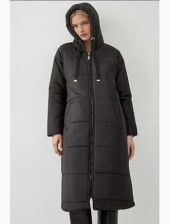 Manteau long à capuche bdart