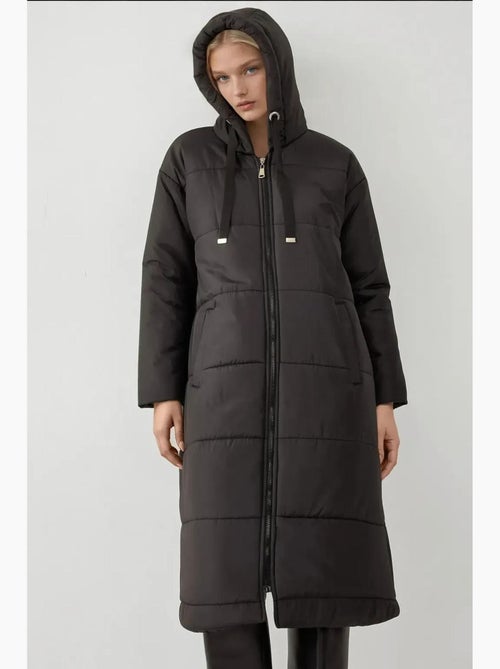 Manteau long à capuche bdart - Kiabi