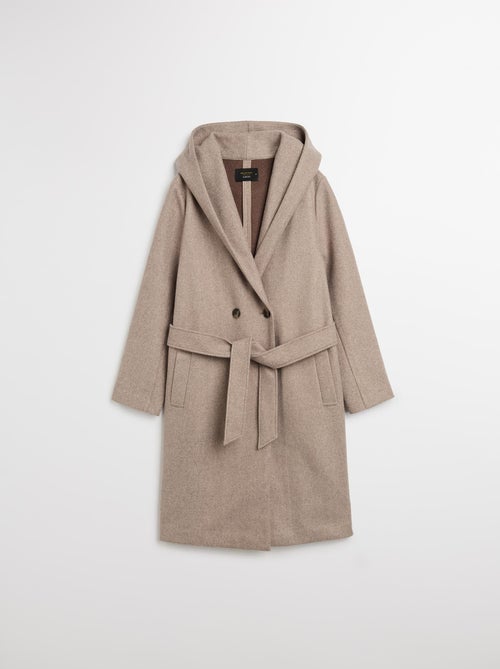 Manteau long à capuche, MO Fashion - Kiabi