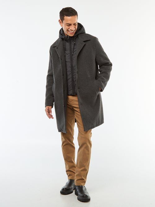 Manteau long chaud chic - Kiabi