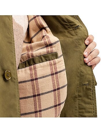 Manteau long ciré homme homme codium