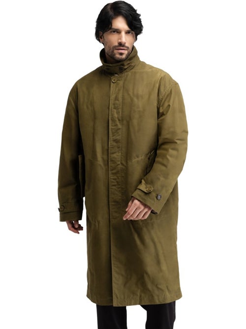 Manteau long ciré homme homme codium - Kiabi Manteau long ciré homme homme codium - Kiabi