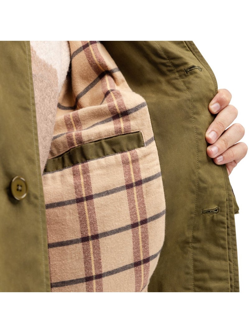 Manteau long ciré homme homme codium Vert - Kiabi