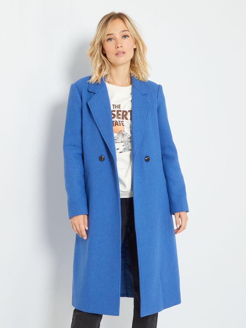 kiabi manteau bleu