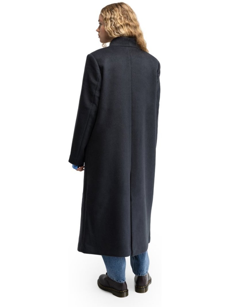 Manteau long en laine femme femme glencoe-w Noir - Kiabi
