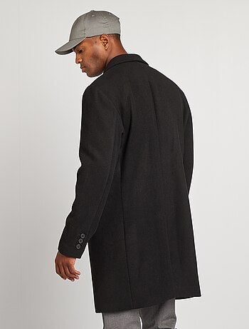 Duffle-coat En Laine Anthracite KIABI - Taille 38/M - Occasion Très Bon état - Manteau Mi-long Pour Automne/hiver