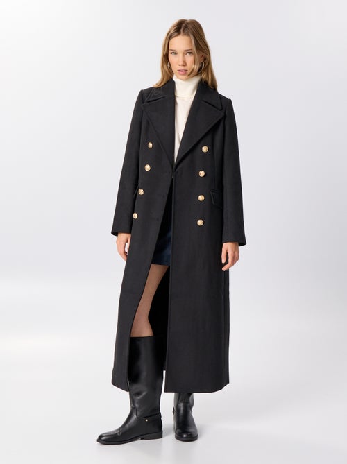 Manteau long esprit lainage - Kiabi Manteau long esprit lainage - Kiabi