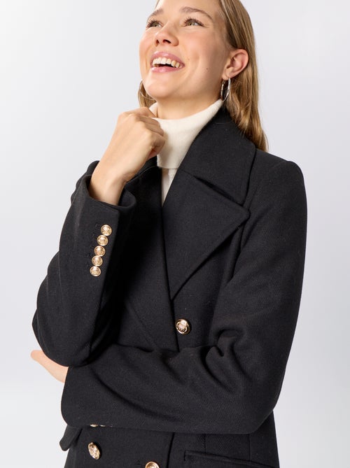 Manteau long esprit lainage - Kiabi Manteau long esprit lainage - Kiabi