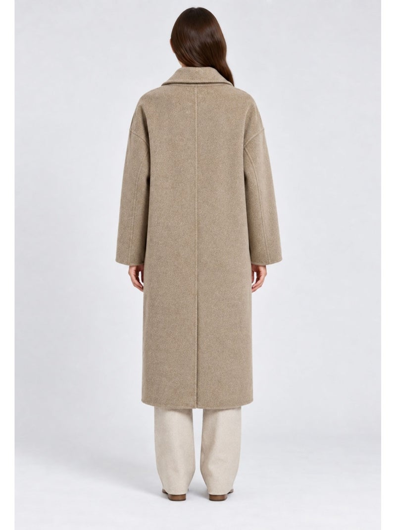 Manteau long kebello Beige - Kiabi
