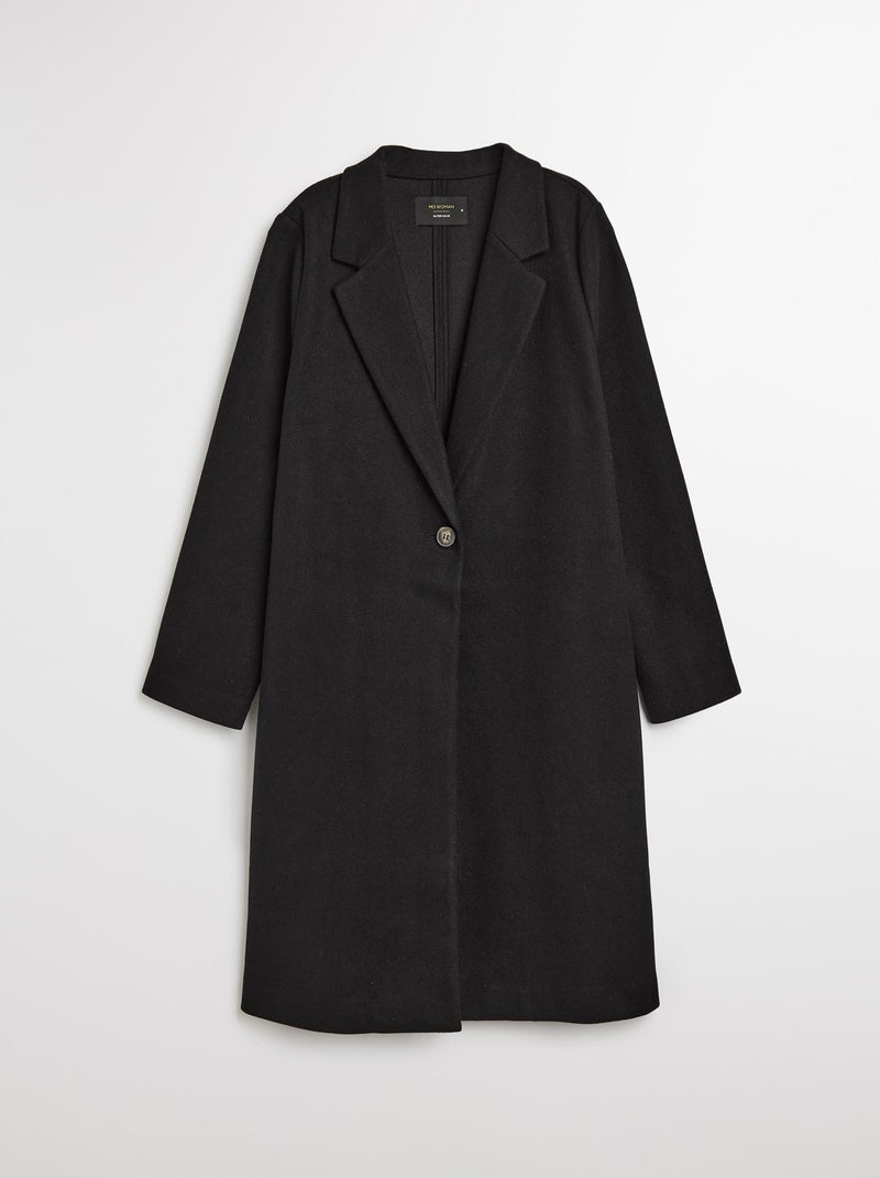 Manteau long, MO Fashion Noir - Kiabi
