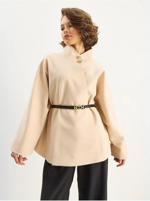 Manteau long texturé avec fermeture à boutons lucci - Kiabi Manteau long texturé avec fermeture à boutons lucci - Kiabi